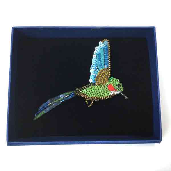 Tropical Hummingbird Pin - Image 2